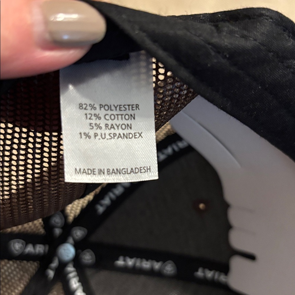 Ariat Shield Logo Patch SnapBack Hat NWT - image 8